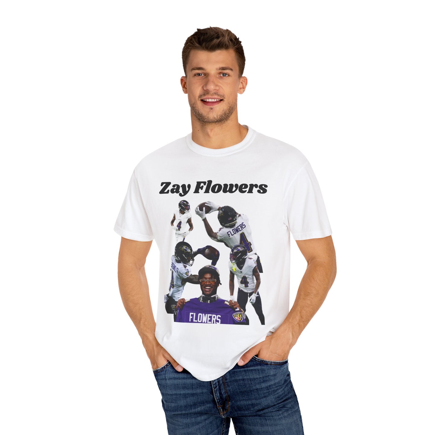 Zay Flowers Garment-Dyed T-Shirt