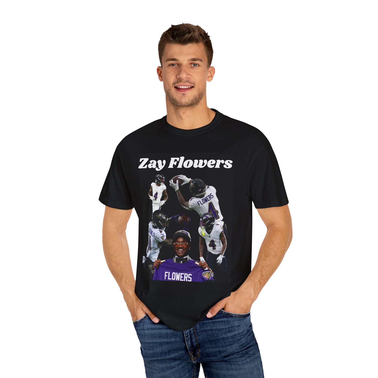 Zay Flowers Garment-Dyed T-Shirt